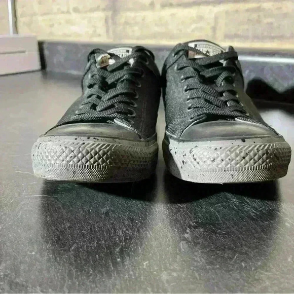 Converse Triple Black Grey Speckled Padded Tongue Sz 9, 160297C- EUC! - Picture 6 of 12